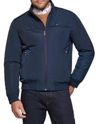 Tommy Hilfiger - Performance Faux Memory Bomber Jacket - Lyst