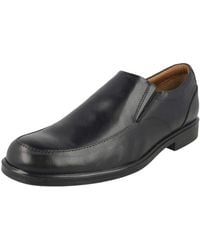 Clarks - S Slip On Shoes Gabson Step Black Leather Size 6h - Lyst