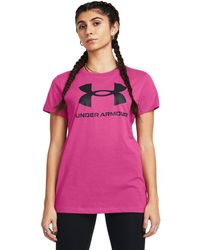 Under Armour - Live Sportstyle Graphic Short Sleeve Crew Neck T-shirt, - Lyst