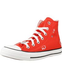 Converse - Lo Top Red 10 - Lyst