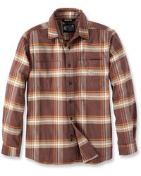 Carhartt - Outdoorhemd Langarmhemd Flannel L/S Plaid Shirt - Lyst