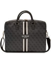 Guess - 's 4 G Of Printed Strips Bag - Lyst