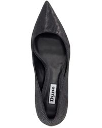 Dune - Ladies Anastasia Mid Heel Court Shoes Size Uk 6 Black Flared Heel Court Shoes - Lyst