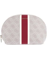 Guess - Dome Pouch Dove Logo - Lyst