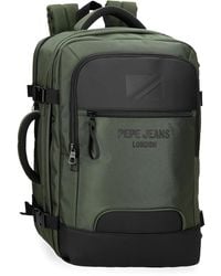 Pepe Jeans - Bromley Cabin Backpack Laptop 15.6 Inch Green 30x44x18cm Polyester Hand Luggage - Lyst