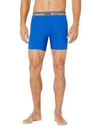 Columbia - Performance Poly Stretch Boxer Brief Azure/Azul/Navy 2XL - Lyst