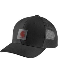 Carhartt - Rugged Flex Twill Mesh Back Logo Patch Cap - Lyst