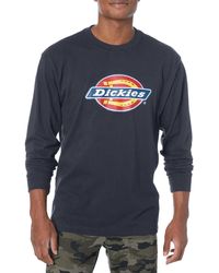 Dickies - Big & Tall Long Sleeve Tri-color Logo Graphic T-shirt - Lyst