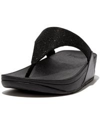Fitflop - Lulu Shimmerlux Toe-post Sandals Eu 38 - Lyst