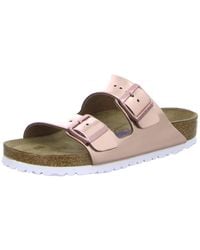 Birkenstock - Arizona Leather Soft Footbed - Lyst