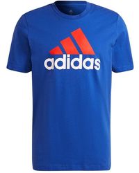 adidas M 3s Sj T T-Shirt in Blau für Herren - Lyst