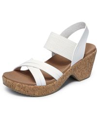 Skechers - Brystol-night Skies Wedge Sandal - Lyst