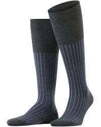 FALKE - Shadow M Kh Cotton Long Patterned 1 Pair Knee-high Socks - Lyst