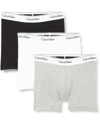 Calvin Klein - 3er Pack Boxer Briefs Baumwolle mit Stretch - Lyst