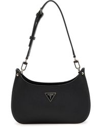 Guess - Meridian Shoulder Bag S Black One Size - Lyst