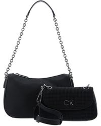 Calvin Klein - Sac Besace Sac Re-Lock Dbl Shoulder Bag Petit Modèle - Lyst