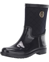 tommy hilfiger frills rain boot