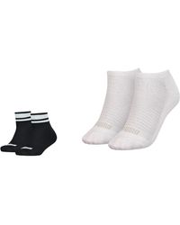 PUMA - Socken Schwarz 42 Socken Weiß 42 - Lyst