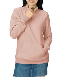 Amazon Essentials - Long-Sleeve Lightweight French Terry Fleece Quarter-Zip Top Fashion-Sweatshirts - Lyst
