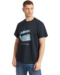 G-Star RAW - Water Burger Loose R T T-shirt Voor - Lyst