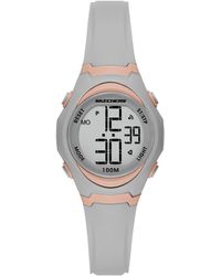 Save 27% Skechers Truro Quartz Watch With Plastic Strap in Black Womens Accessories Watches 