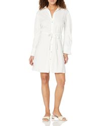 Vince - S Tie Back Shirt Dress - Lyst