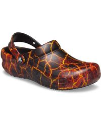 crocs bistro graphic clog slip resistant work shoes