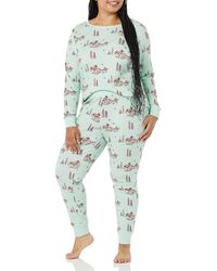 Amazon Essentials Disney Snug-fit Cotton Pajamas Conjunto de Pijama - Verde