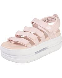 Nike - Icon Classic Womens Platform Sandals In Rose - 8.5 Uk - Lyst