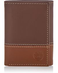Timberland - Hunter Colorblocked Trifold Wallet - Lyst