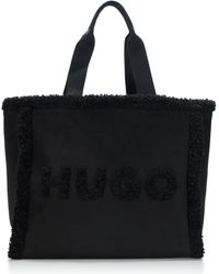HUGO - Becky Teddy Tote Bag - Lyst