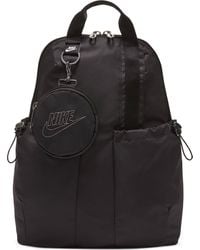 Nike - Cw9335-010 W Nsw Futura Luxe Mini Bkpk Gym Bag Black/black/dk Smoke Grey Size Misc - Lyst