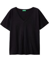Benetton - T-shirt 3bvxd400h - Lyst