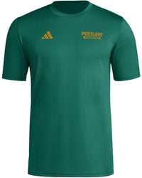 adidas - Portland Timbers Local Warp Pre-game Short Sleeve T-shirt - Lyst