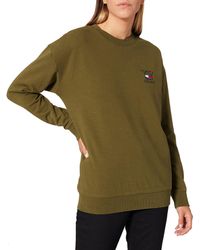 Tommy Hilfiger - Tommy Jeans Tjw Relaxed Homespun Flag Crew Sweatshirt - Lyst