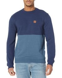 Quiksilver - Easy Cb Crew Neck Pullover Sweatshirt Sweater - Lyst