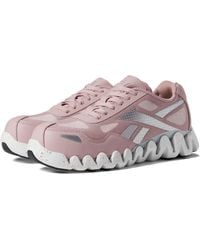 Reebok - Work Rb151 Zig Pulse Work Construction Shoe Pink Safety - Lyst