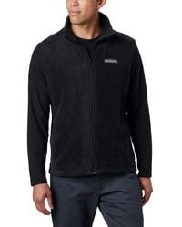 Columbia - Size Steens Mountain Full Zip Soft Fleece Vest, Black, Large Tall - Lyst
