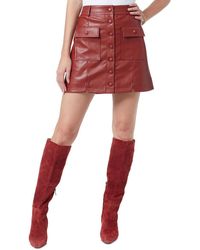 Sam Edelman - Sportswear Cara Button Up A-line Mini Skirt - Lyst