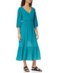French Connection - Cora Tiered Midi Dress Casual - Lyst