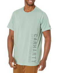 Carhartt - Kurzarm Logo-Grafik groß Force Relaxed Fit Midweight Short Sleeve Pocket T-Shirt - Lyst