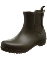 green croc ankle boots