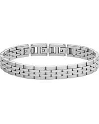 Fossil - Arden Silver Stainless Steel Bracelet - Lyst