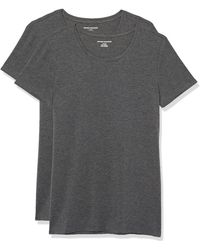 Amazon Essentials - 2-Pack Short-Sleeve Crewneck Solid T-Shirt - Lyst