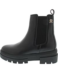 Tommy Hilfiger - Mid Boot Bottes Monochromatic Chelsea Boot Bottines - Lyst