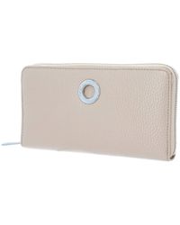 Mandarina Duck Mellow Lux Zip Around Wallet L Irish Cream - Natur