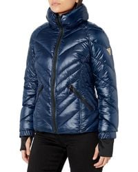Guess - Belted Softshell Jacket With Hood - Lyst
