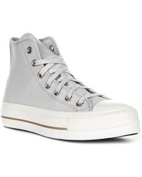 Converse - A08237C All Star Lift Grey/EGRET/Gold Gr. 42 - Lyst