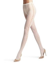 FALKE - Supersize Net W Ti Transparent Patterned 1 Pair Tights - Lyst