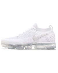 all white vapormax flyknit men's